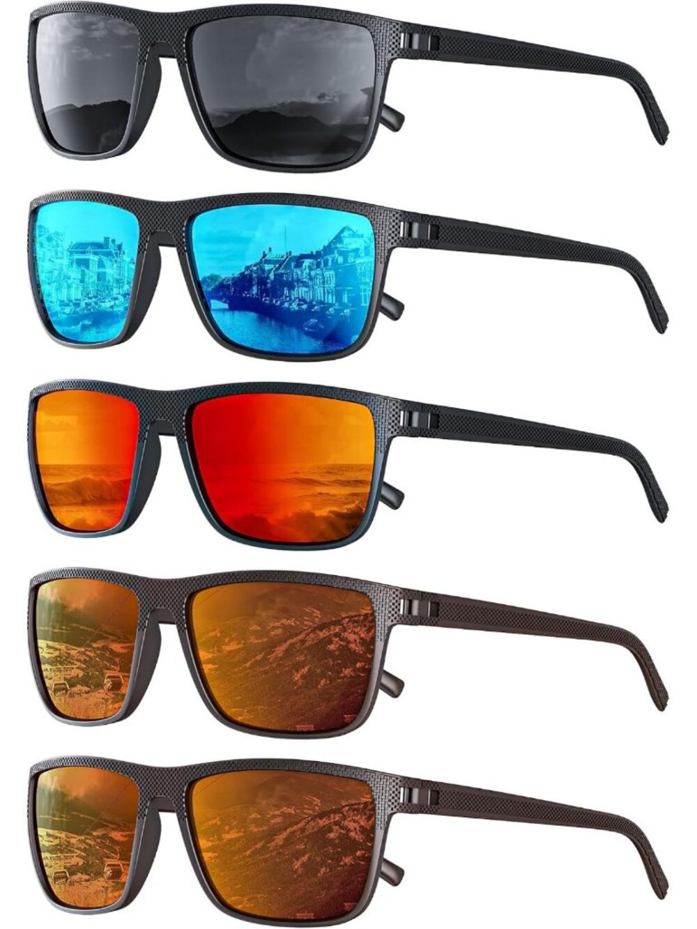 Polarized Sunglasses for Men & Women - Classic UV Protection for Fishing
